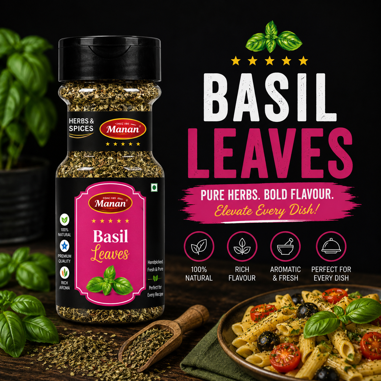 Dry Basil(PACK OF 3)