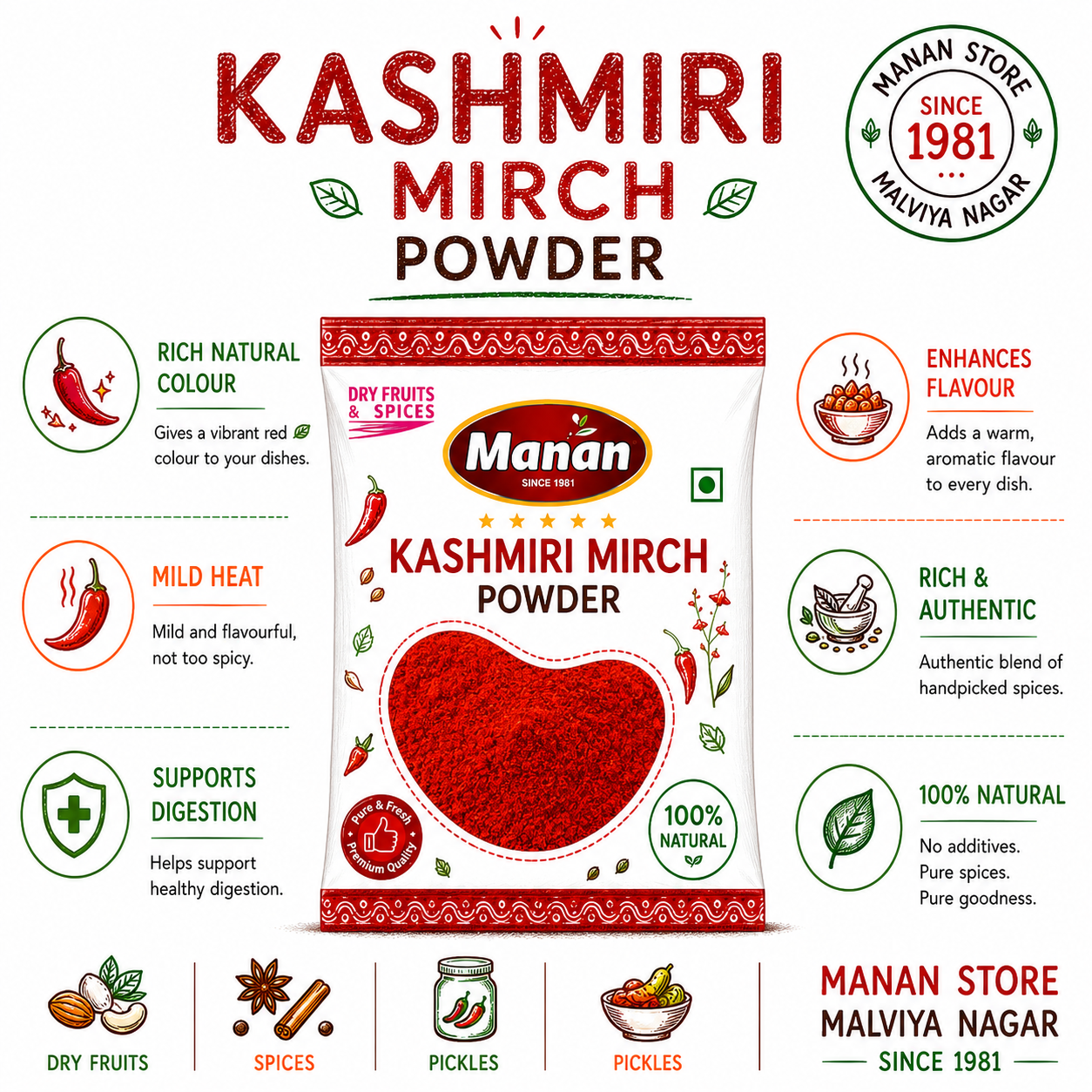 Manan Kashmiri Mirch Powder | Degi Mirch | Byadgi Red Chilli Powder Manan Foods ChatGPT_Image_May_6_2026_01_13_39_PM