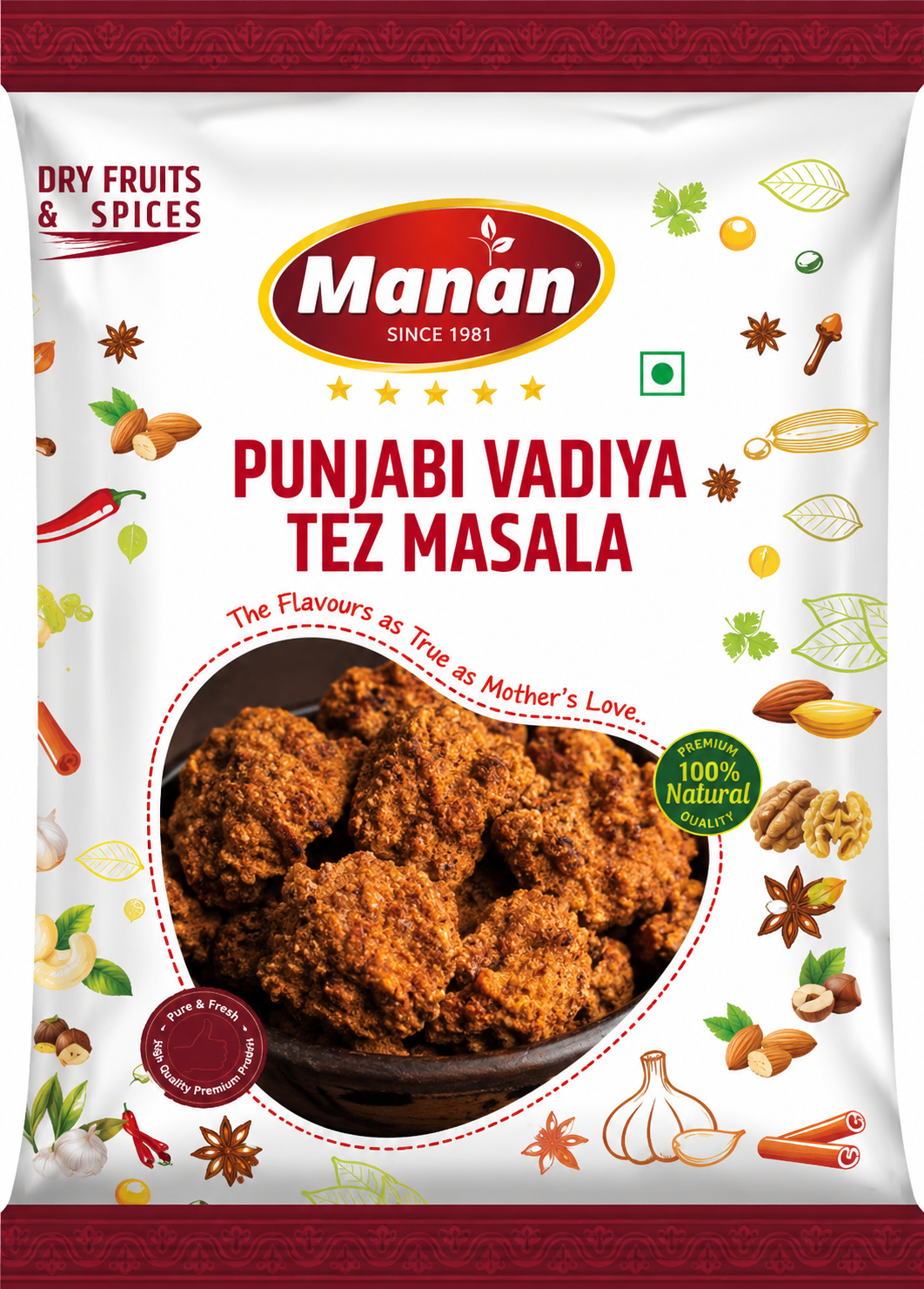 Punjabi Vadiya Tez Masala