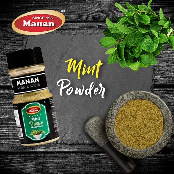 Mint/Poodina Powder 50g (PACK OF 3) Manan Foods mint-powder-manan-spices
