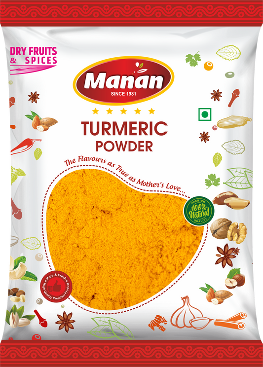 Manan Haldi Powder | Turmeric Powder 500 grams Manan Foods 03