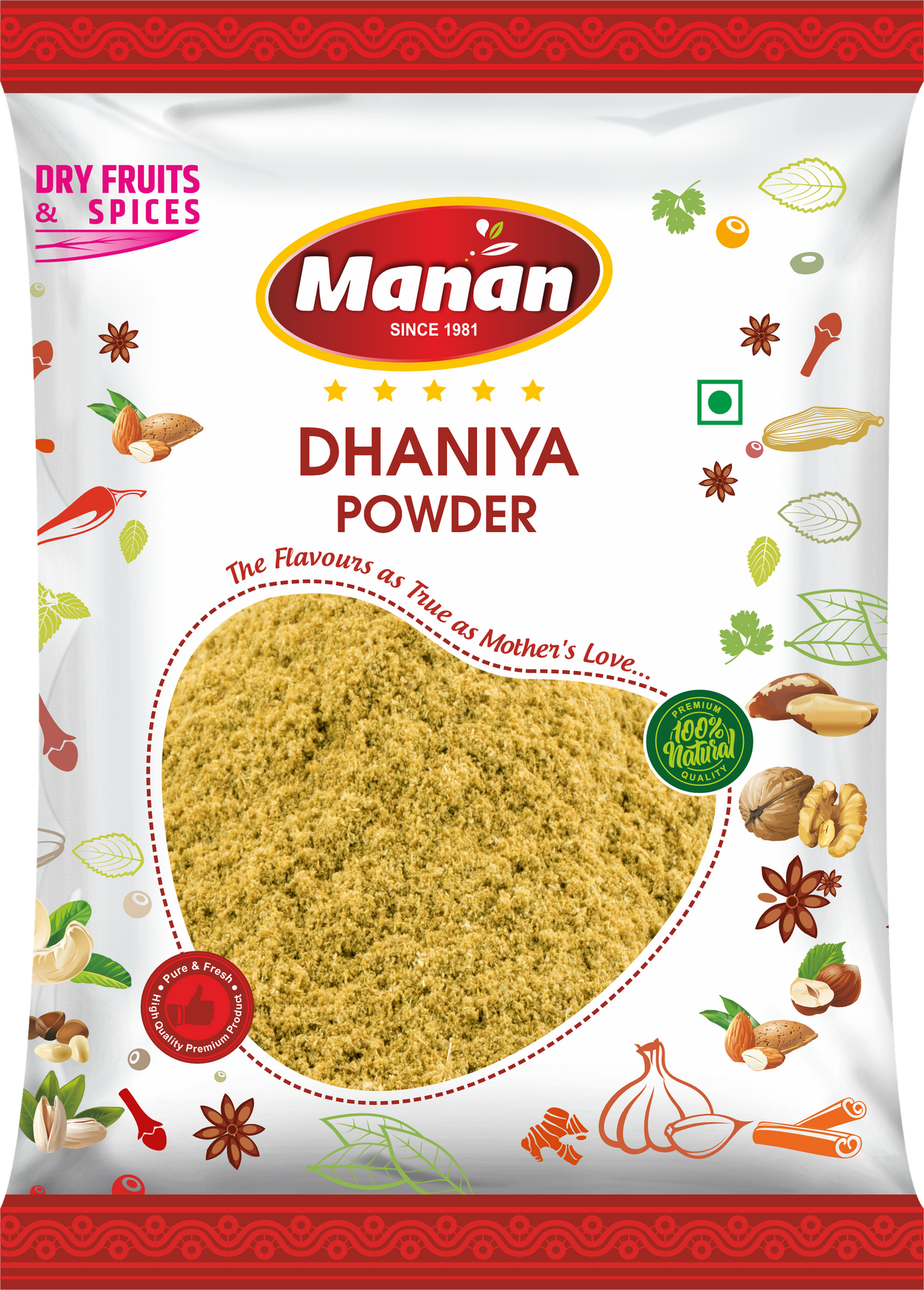 Manan Dhania Powder | Coriander Powder 500 grams Manan Foods 05_0b5acb11-6de2-4ad8-bed9-f7ee63ec55af