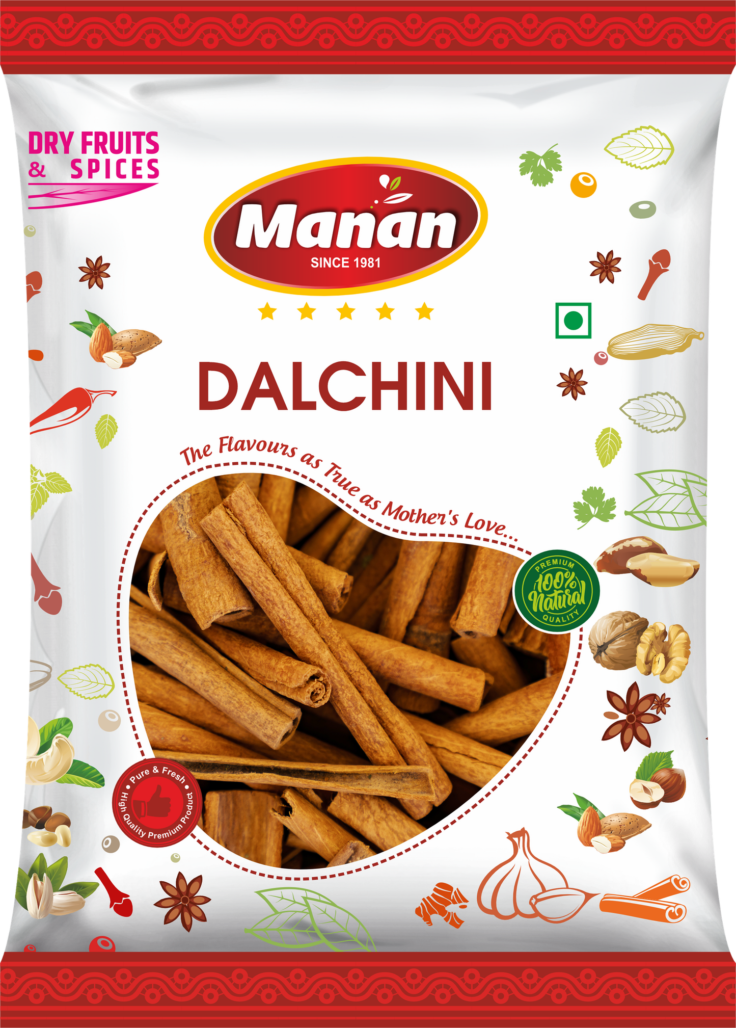 Dalchini (Cinnamon Sticks) Manan Foods 08