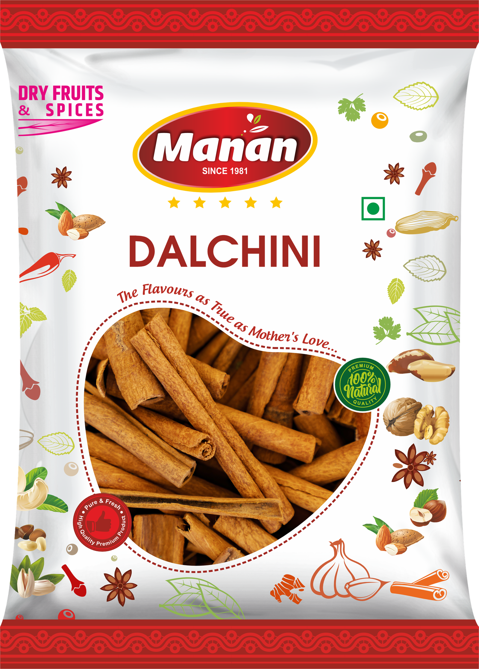 Dalchini (Cinnamon Sticks) Manan Foods 08