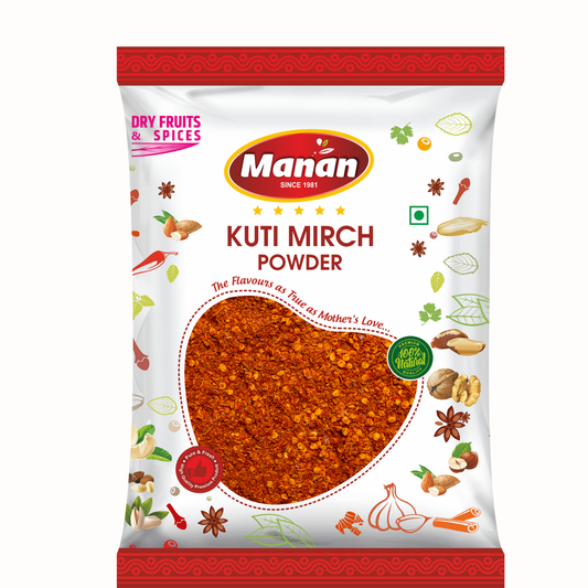 Manan Lal Mirch Kuti | Red Chilly Coarsed Manan Foods 10