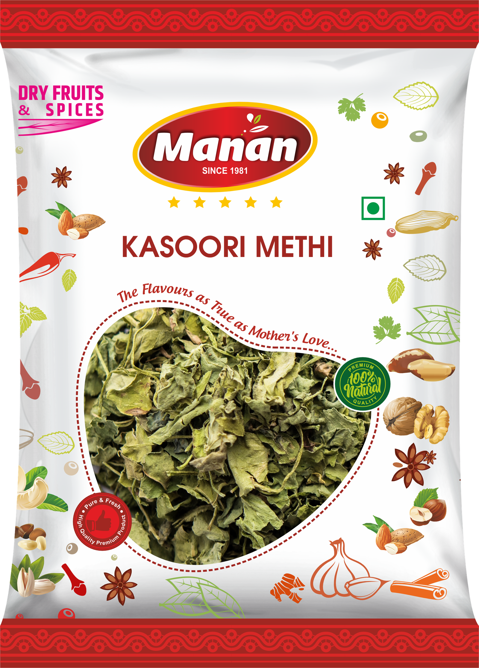 Kasoori Methi Manan Foods 12
