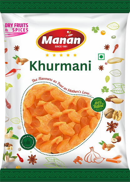 Khurmani by Manan (Dried Apricots) 250g Manan Foods Add-a-heading-3