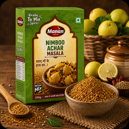Manan Nimboo Achar Masala | Lemon Pickle Spice-mix