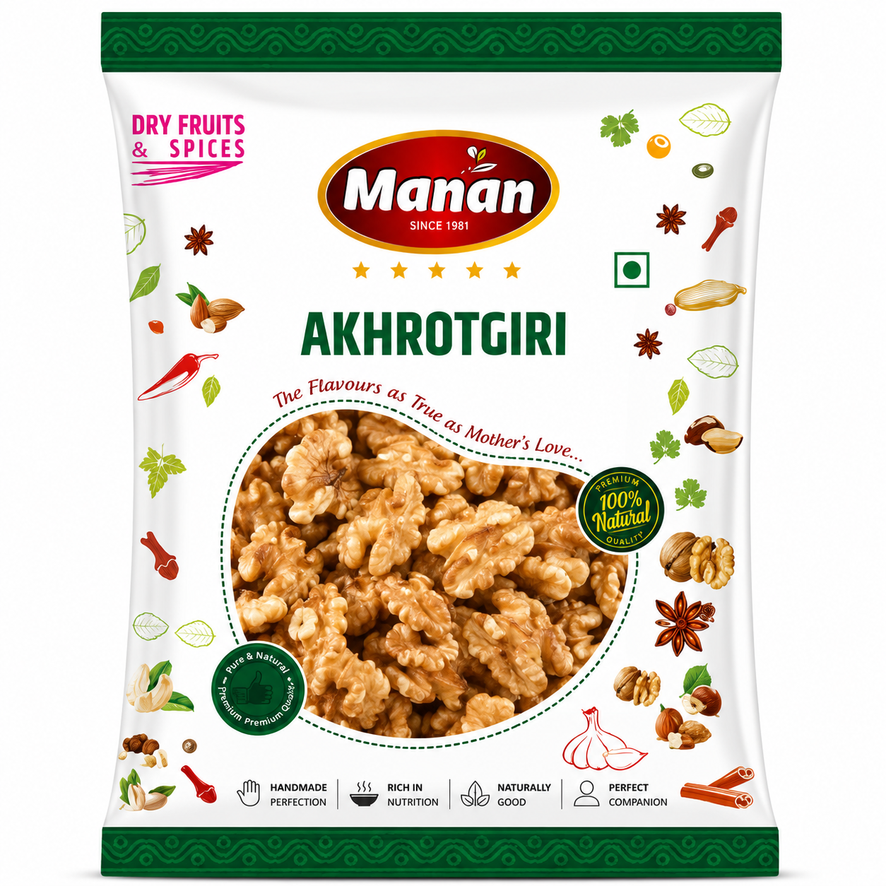 Akhrotgiri by Manan (Walnuts Kernels)