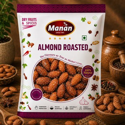 Roasted Badam Giri by Manan (Roasted Almonds) 250g