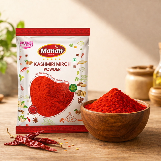 Manan Kashmiri Mirch Powder | Degi Mirch | Byadgi Red Chilli Powder