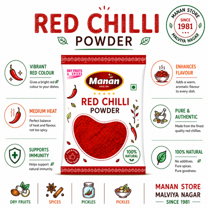 Manan Red Chilly Powder | Lal Mirch Powder