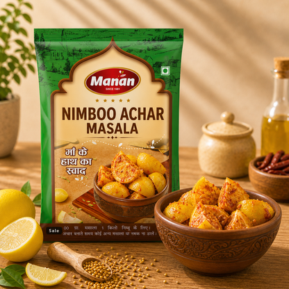 Manan Nimboo Achar Masala | Lemon Pickle Spice-mix