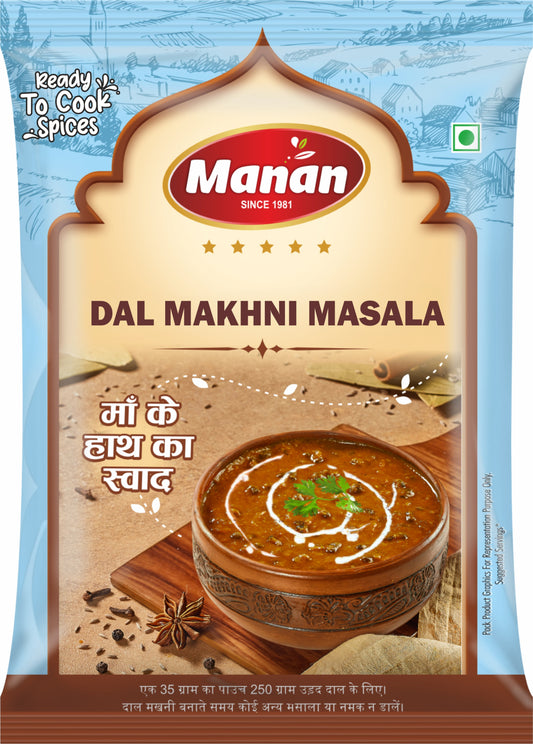 Dalmakhni Masala (35g of each) pack of 12 Manan Foods Dal_makhni_Masala