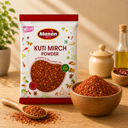 Manan Lal Mirch Kuti | Red Chilly Coarsed
