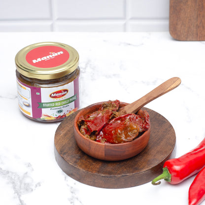 Stuffed Red Chilly Pickle | Bharwa Lal Mirch Achar Manan Foods MG_9646copy2