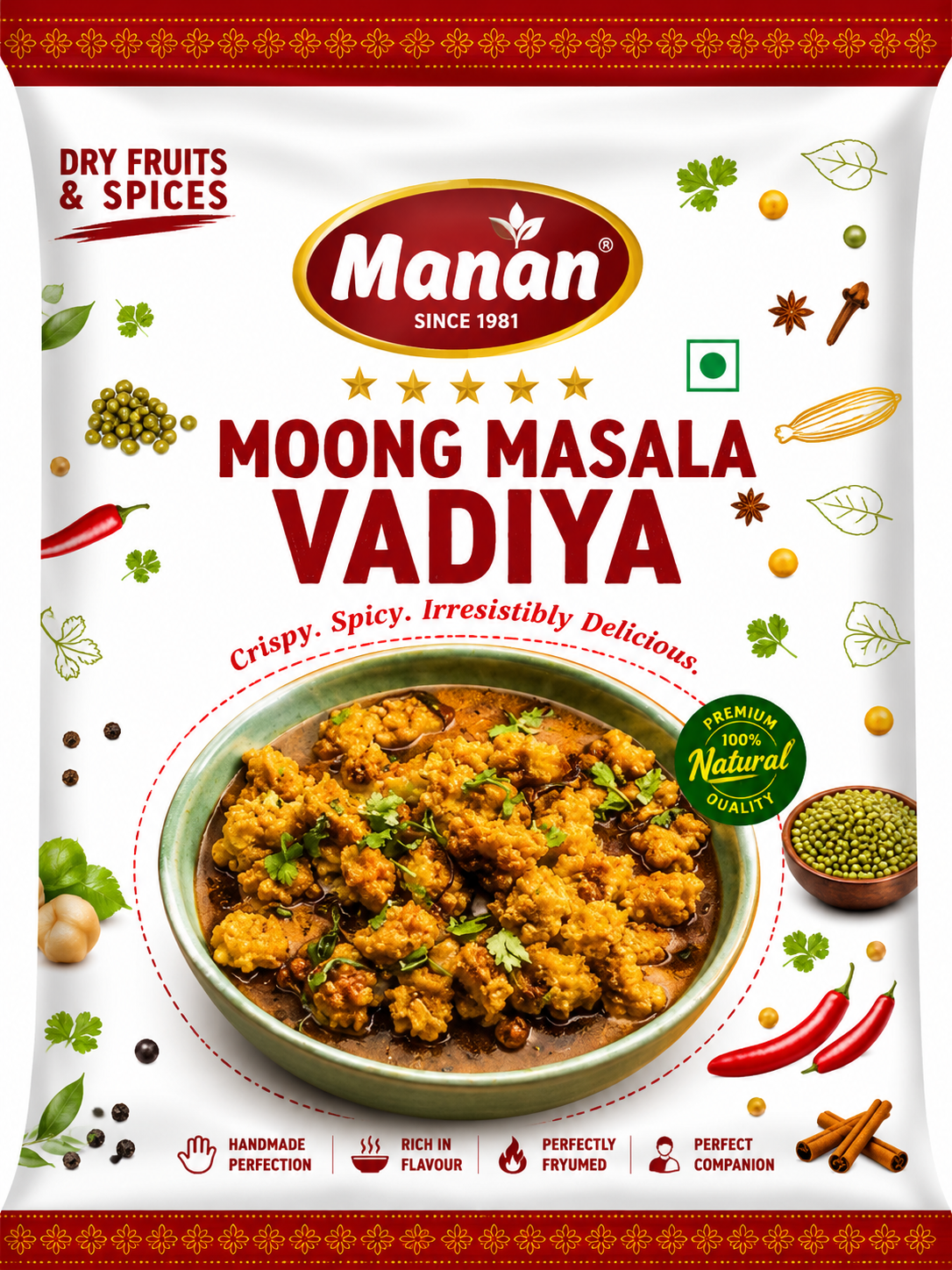 Moong Masala Vadiya