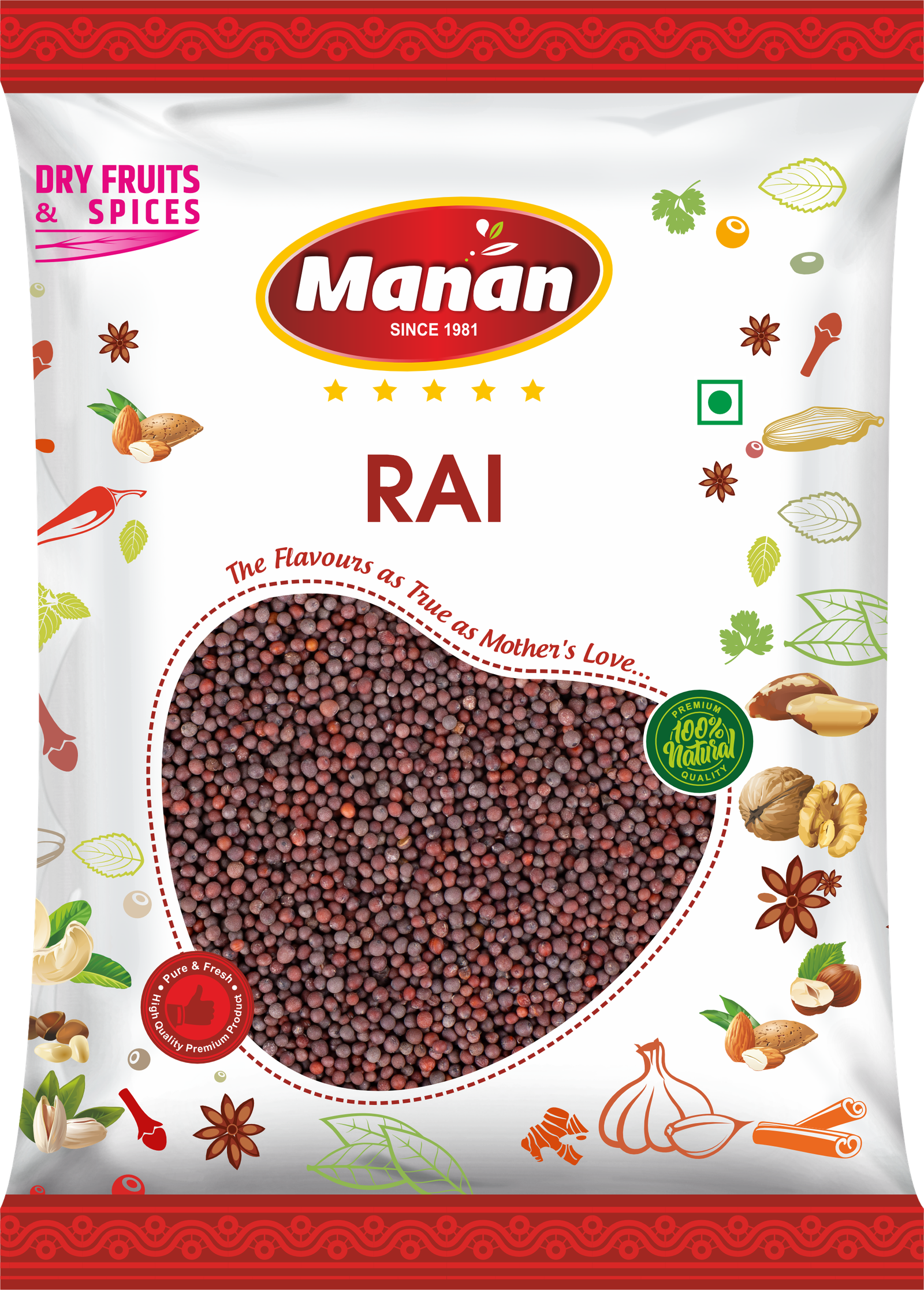 Rai – Pure Mustard Seeds for Tadka, Pickles & Indian Cooking | Manan Foods