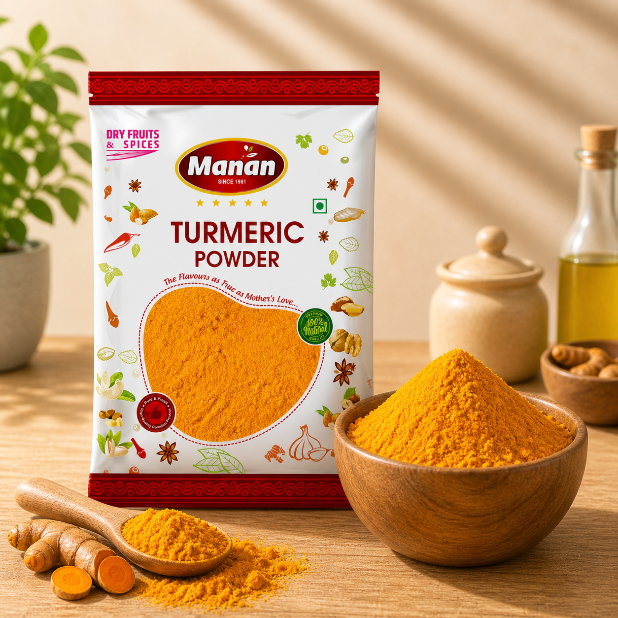 Manan Haldi Powder | Turmeric Powder