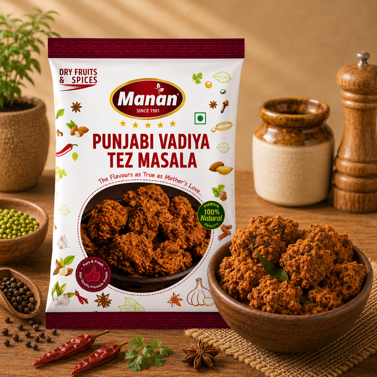 Punjabi Vadiya Tez Masala