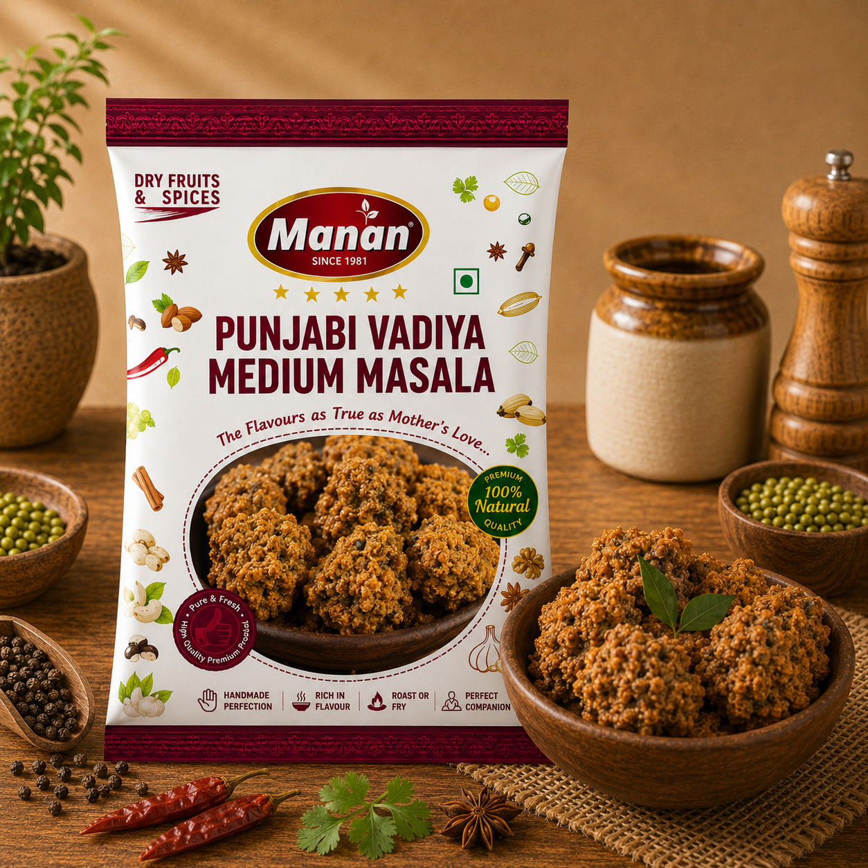 Punjabi Vadiya Medium Masala